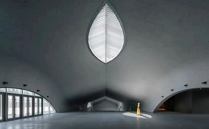 長春偽皇宮新建地下展館雙曲穹頂 長春偽皇宮新建地下展館雙曲穹頂